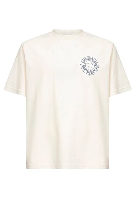 t-shirt 2100001 uomo avorio STONE ISLAND | L1S15 2100001 S0284V0093
